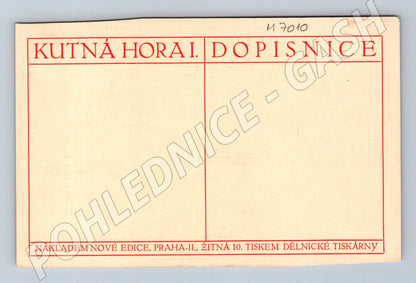 Pohlednice Kutná Hora reliéf Tří králů (M7010)