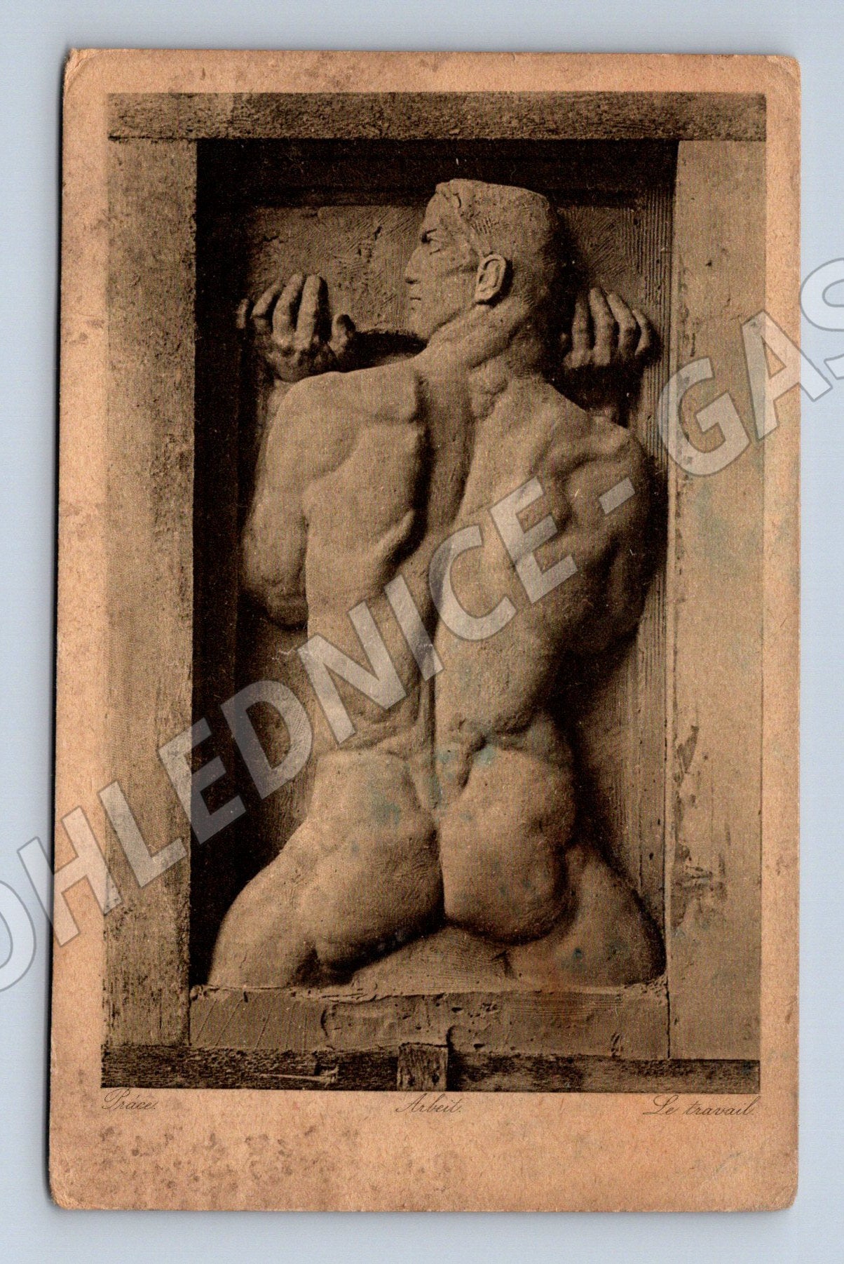 Pohlednice Le travail Prof. B. Kafka (M7013)