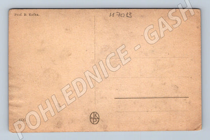 Pohlednice Le travail Prof. B. Kafka (M7013)