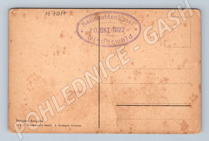 Pohlednice Germania Niederwald 1922 (M7017)