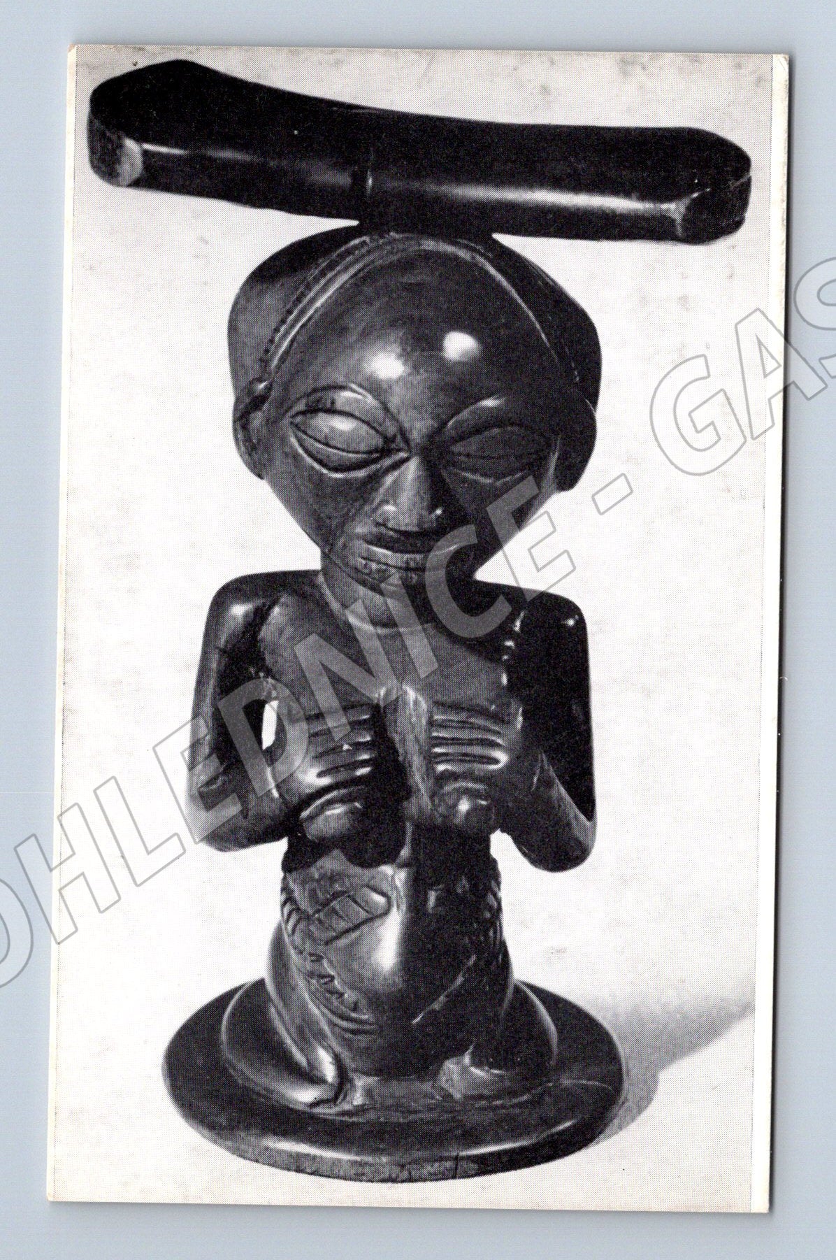 Pohlednice Afrika Baluba podhlavník (M7020)