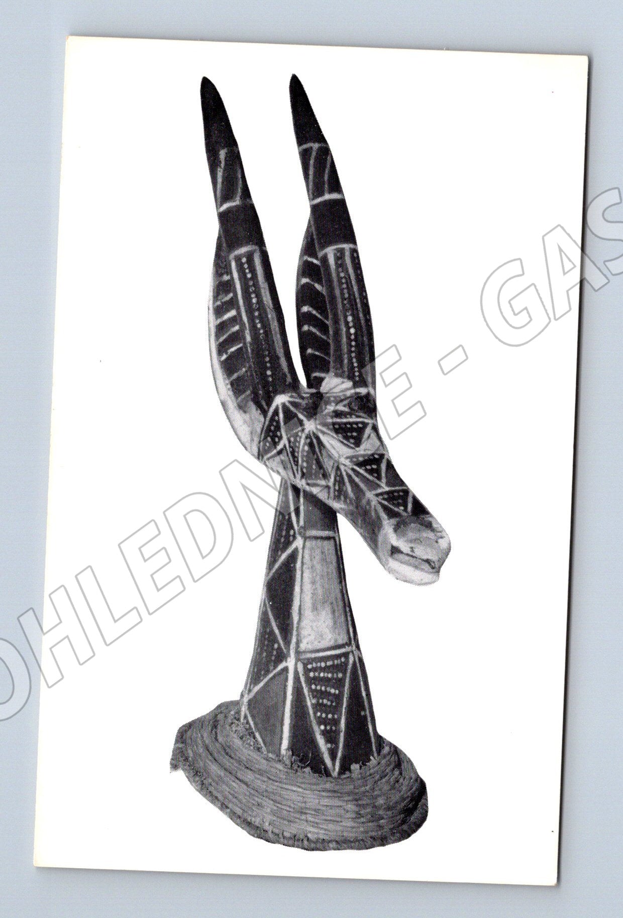 Pohlednice Kurumba Antelope Headpiece Afrika (M7021)