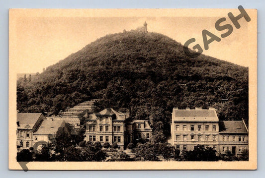 Pohlednice Most Hněvín černobílá 1946 ČSR (M703)