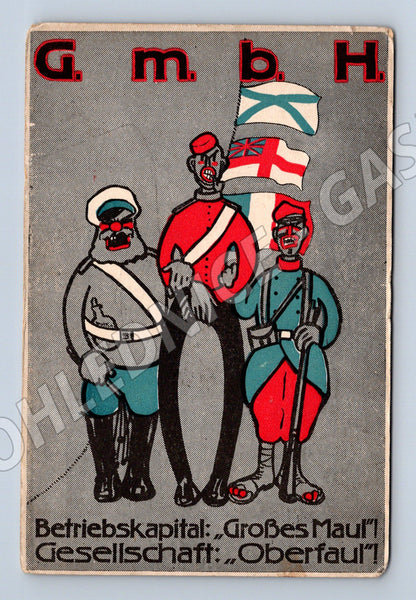 Pohlednice Satira WW1 Bi-Ko Berlin (M7030)