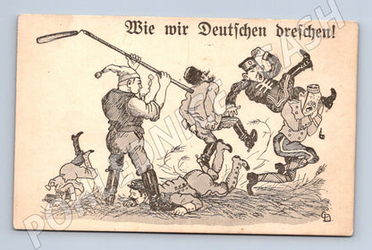 Pohlednice Politická karikatura WW1 (M7033)