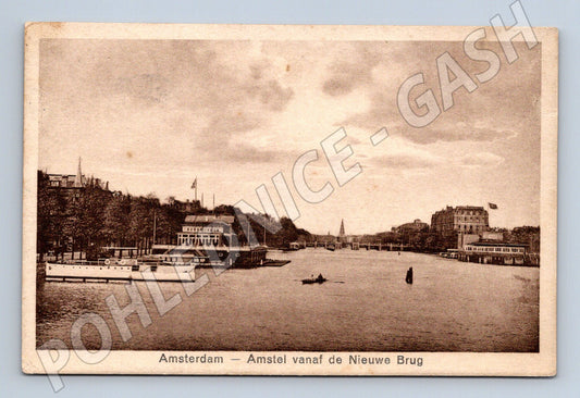 Pohlednice Amsterdam Amstel lodě (M7038)