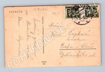 Pohlednice Trenčínský hrad Slovensko (M7042)