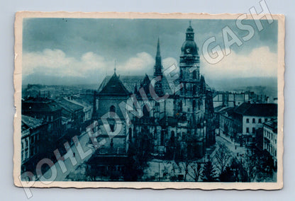 Postcard Košice Cathedral of St. Elizabeth 1931 (M7049)