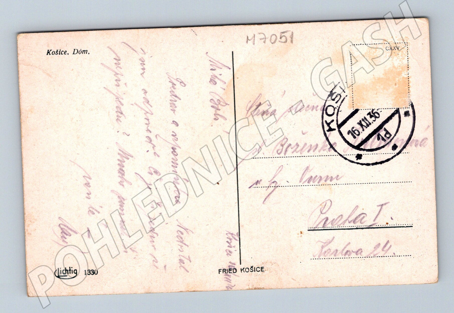 Pohlednice Košice Dóm sv. Alžběty 1935 (M7051)