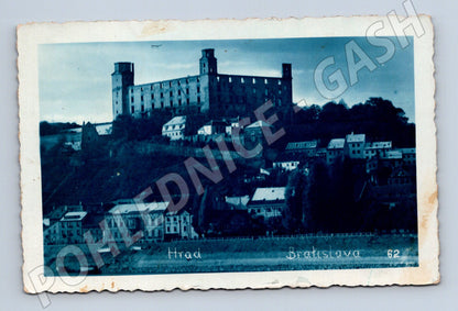 Postcard Bratislava Castle old (M7054)