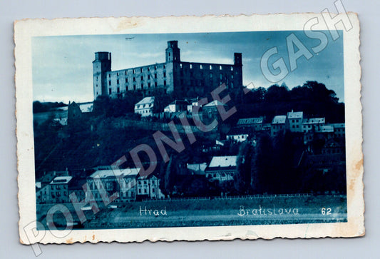 Postcard Bratislava Castle old (M7054)