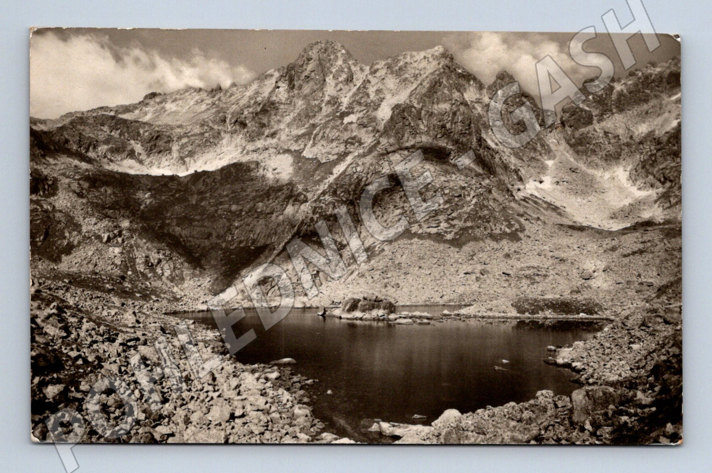 Postcard Tatras Žabie pleso stara (M7057)