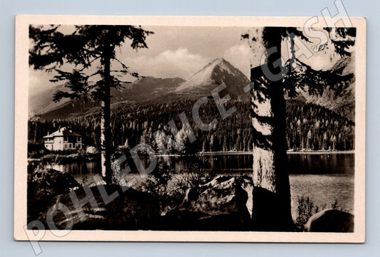 Postcard Tatras Strbské Pleso 1948 (M7060)