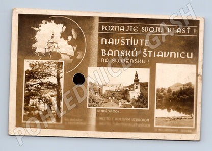 Banská Štiavnica historical postcard (M7068)