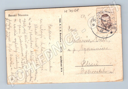 Banská Štiavnica historical postcard (M7068)