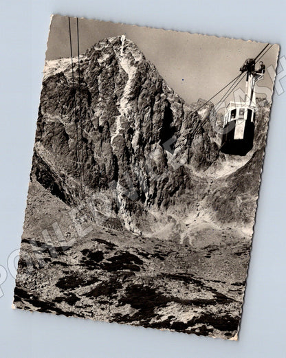 Postcard Tatras cable car Lomnický štít (M7073)