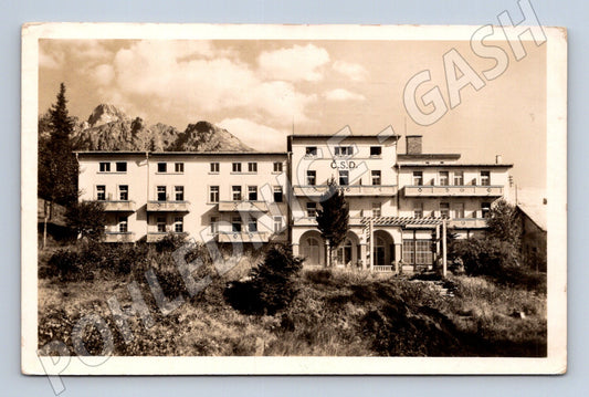 Pohlednice Tatry Hrebienok ČSD 1949 (M7092)