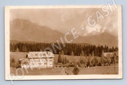 Pohlednice Štrba Turistická chata 1938 (M7093)