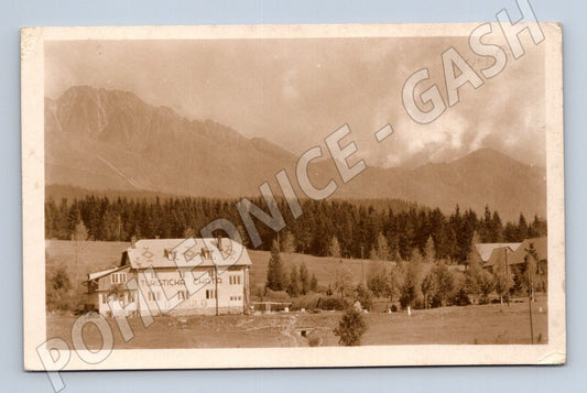Pohlednice Štrba Turistická chata 1938 (M7093)