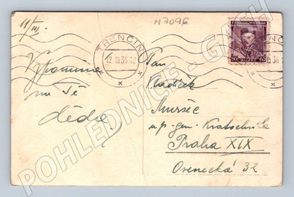 Postcard Trenčín Castle 1936 (M7096)