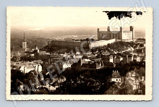 Pohlednice Bratislava hrad 1933 (M7098)