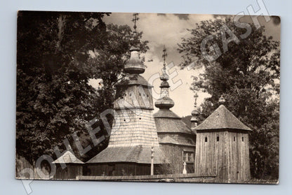 Postcard Ladomírová wooden church (M7100)