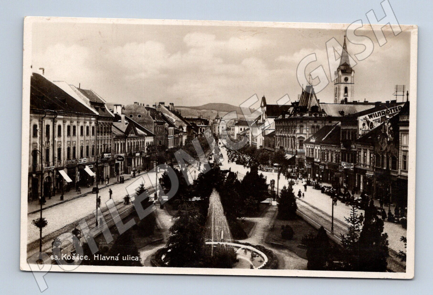 Postcard Košice Hlavná street (M7102)