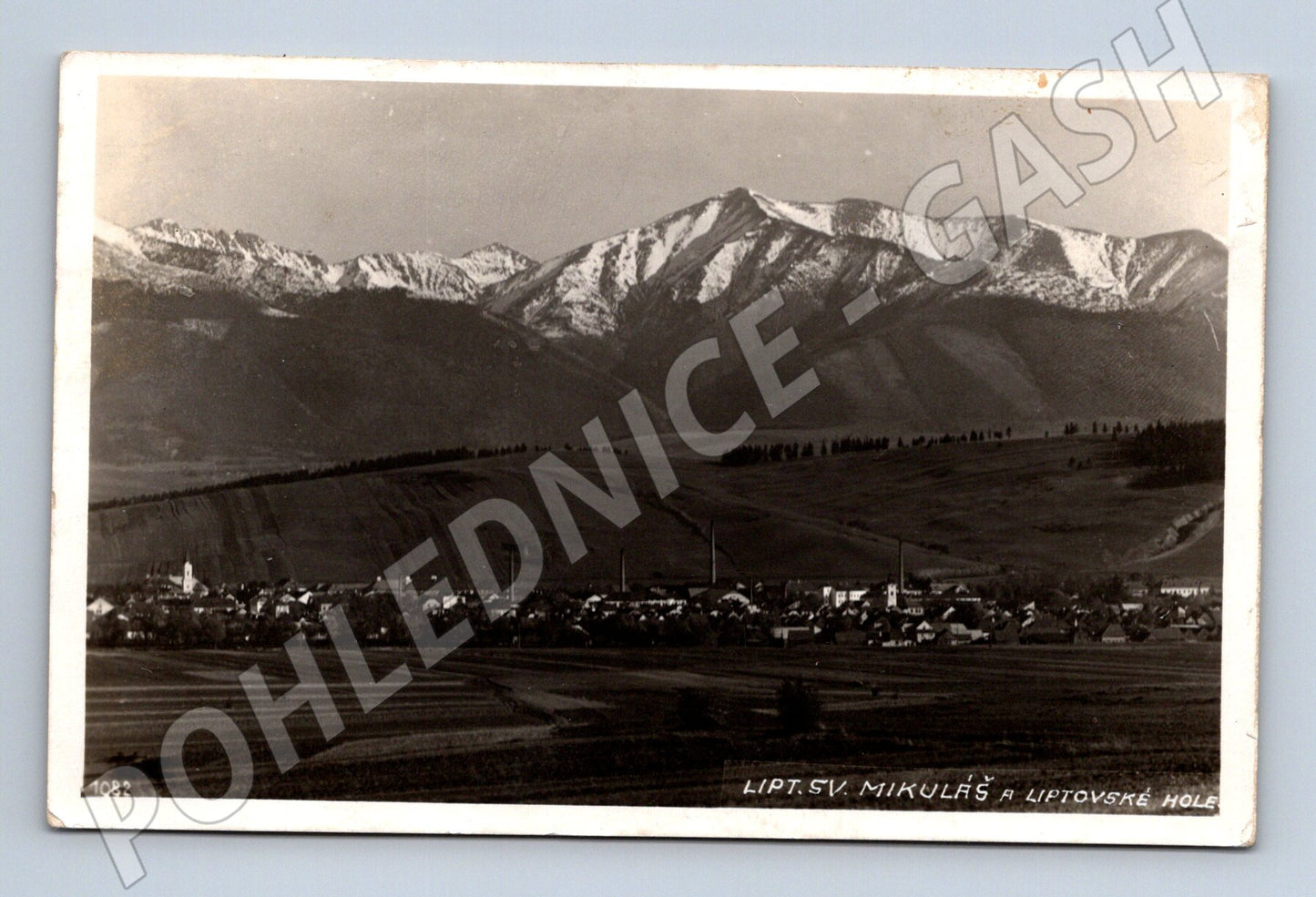 Postcard Liptovský Mikuláš and sticks (M7110)