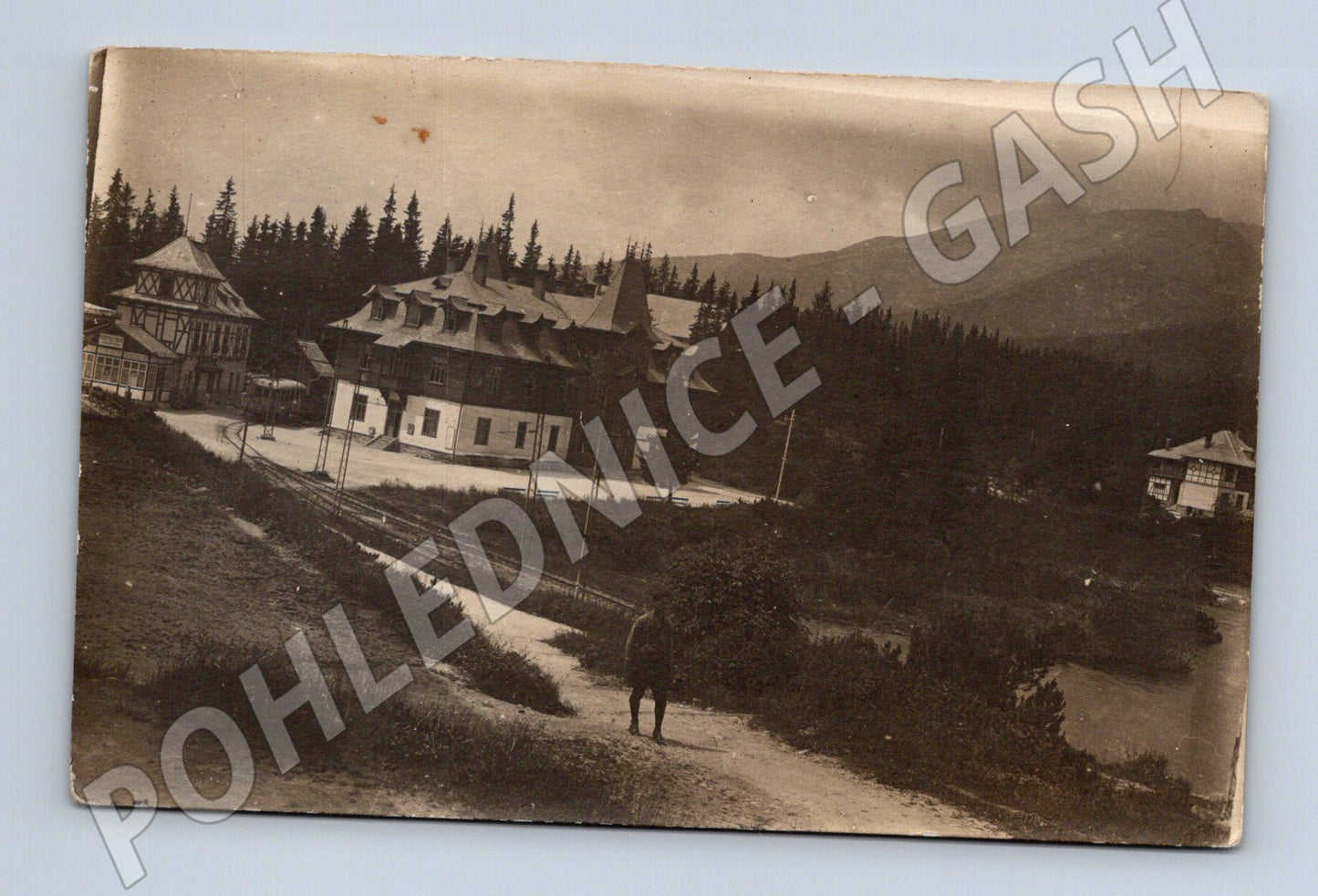 Postcard Tatra Mountains old view small format (M7119)
