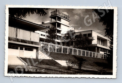Postcard Sliač State Spa circa 1940 (M7121)