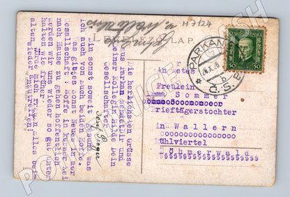 Pohlednice Párkány Dunajský most 1918 (M7124)