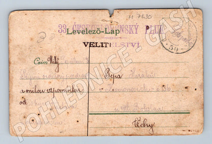 Pohlednice Bratislava Dunaj velitelství (M7130)