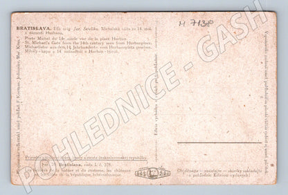 Pohlednice Bratislava Michalská brána Šetelík (M7138)