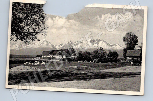 Pohlednice Tatry panorama Velká Lomnica (M7139)