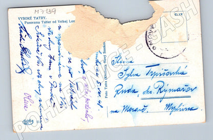 Pohlednice Tatry panorama Velká Lomnica (M7139)