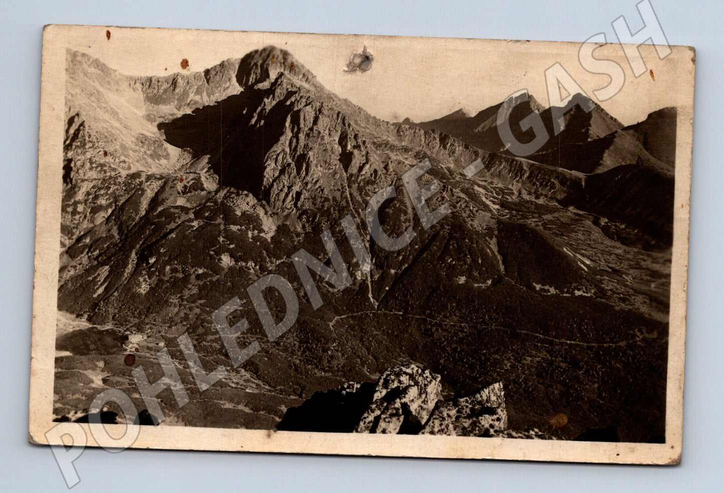 Pohlednice Tatry Velká Svišťovka razítko (M7140)