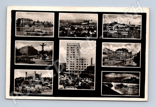 Pohlednice Bratislava koláž historická (M7149)