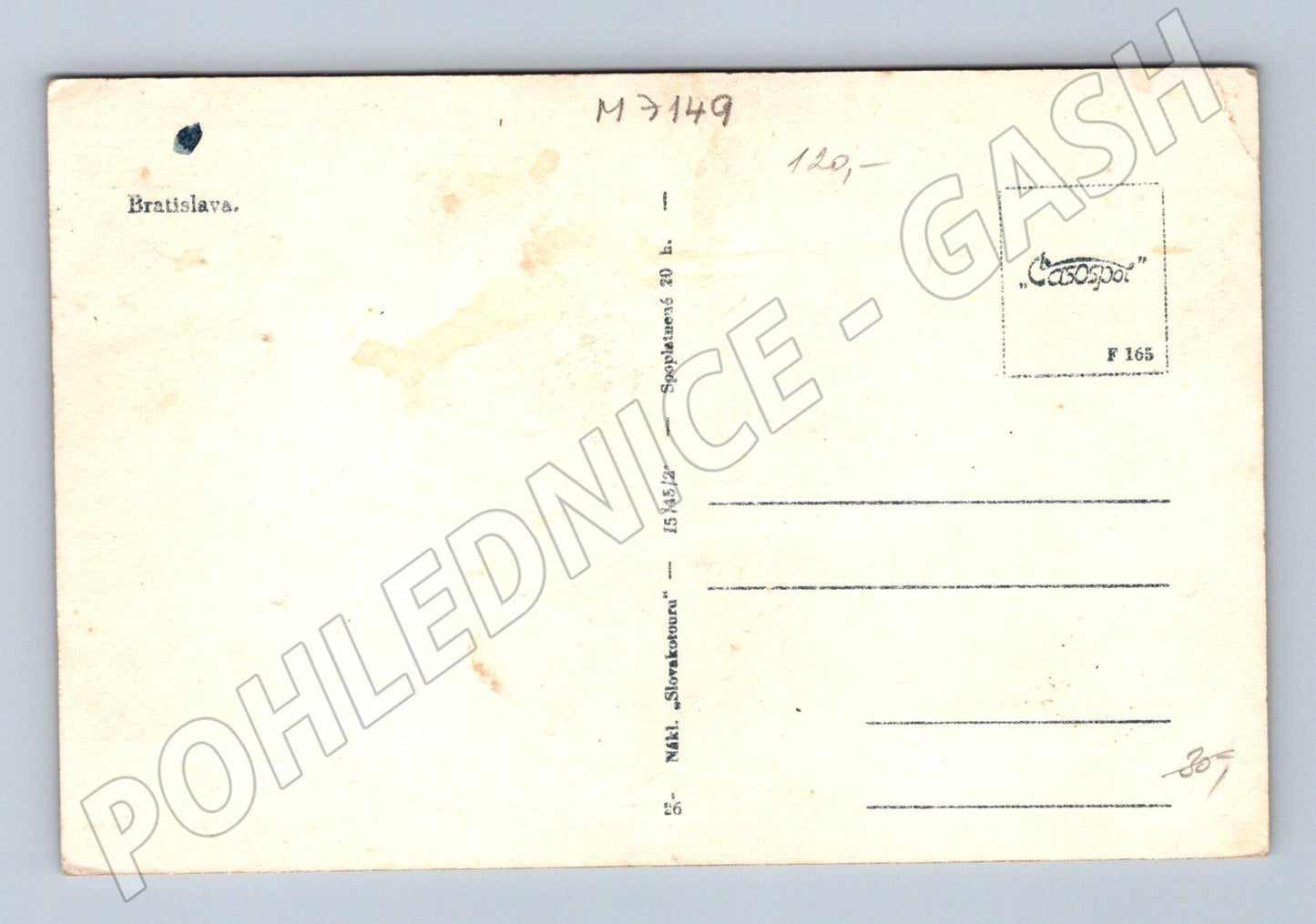 Pohlednice Bratislava koláž historická (M7149)