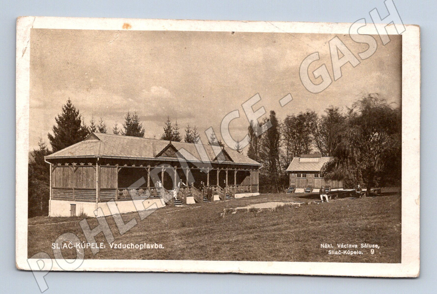 Pohlednice Sliač kúpele vzduchoplavba (M7155)