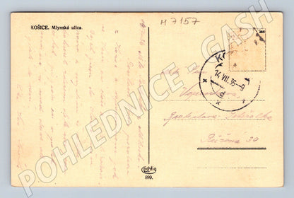 Pohlednice Košice Mlynská ulice 1935 (M7157)