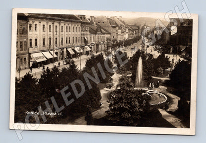 Pohlednice Košice Hlavní ulice 1920 (M7162)