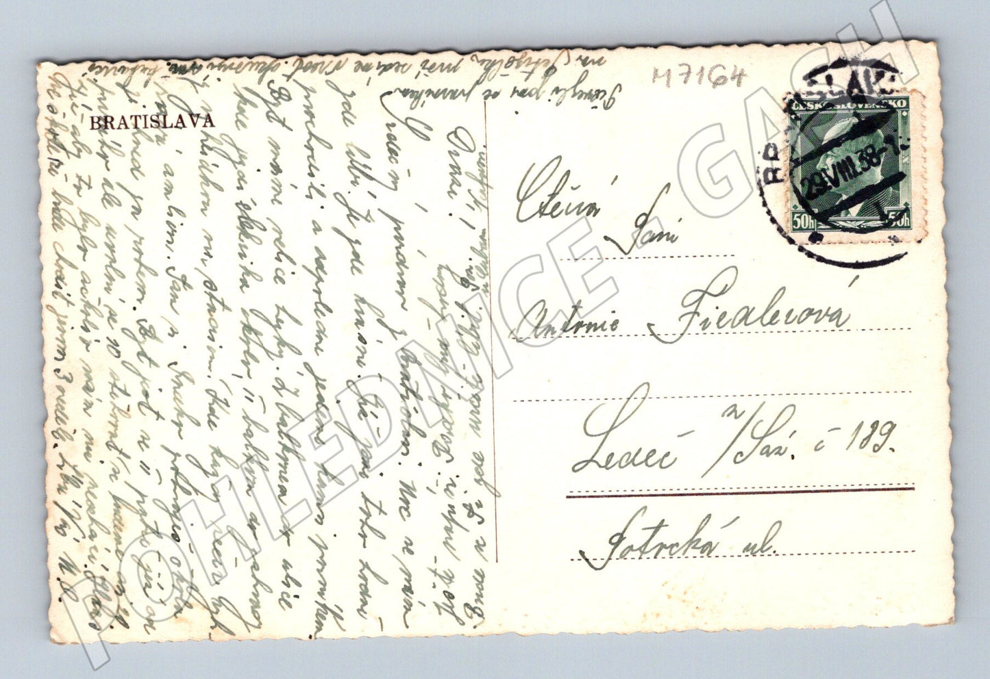 Pohlednice Bratislava Mandelův dům (M7164)