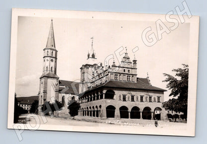 Pohlednice Levoča radnice a kostel (M7167)