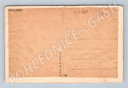 Pohlednice Devín stádo krav historická (M7168)