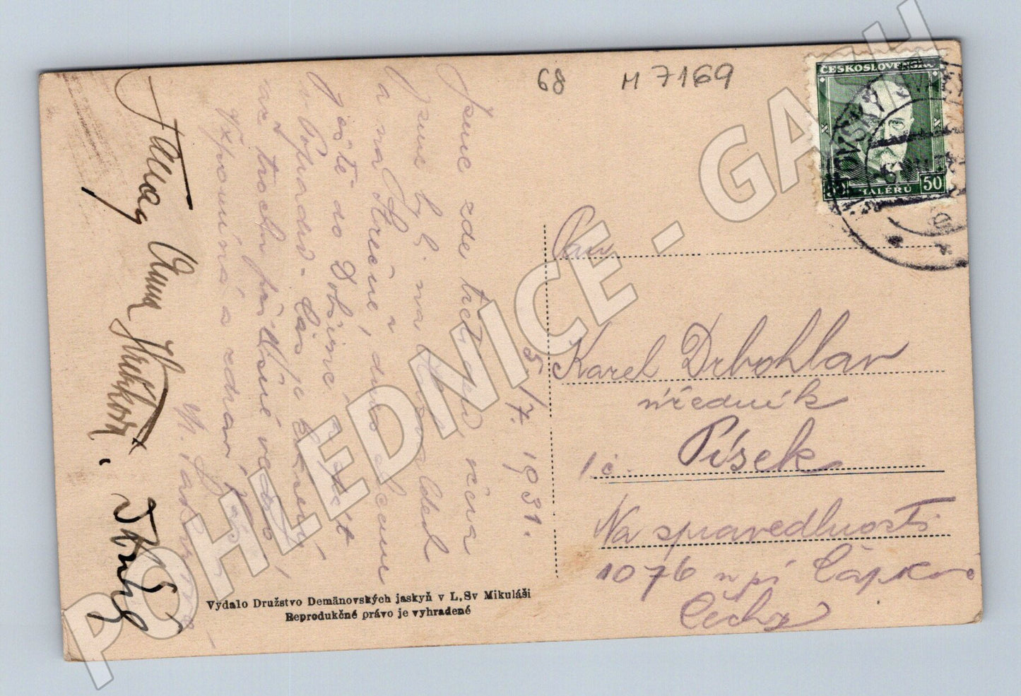 Pohlednice Demänovské jeskyně Čarovná chodba (M7169)