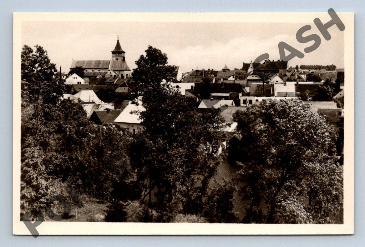 Pohlednice Horažďovice černobílá 1956 (M717)