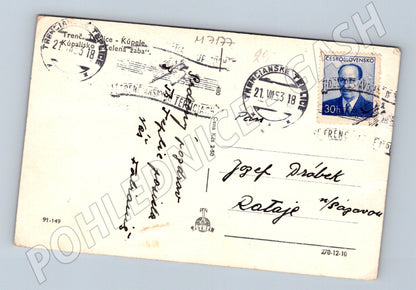 Pohlednice Trenčianske Teplice Zelená žaba (M7177)