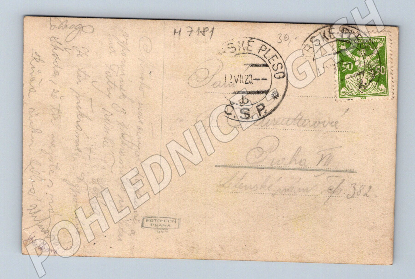 Pohlednice Štrbské Pleso 1923 (M7181)