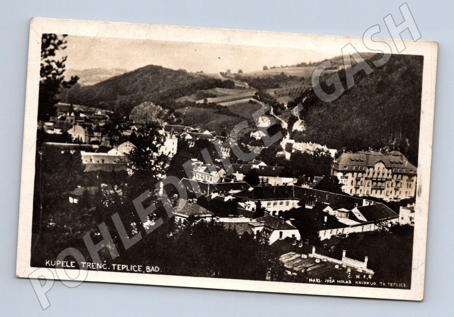 Pohlednice Trenčianske Teplice lázně do 1950 (M7186)