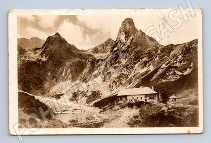 Pohlednice Tatry Chata KSTL Zelené pleso 1949 (M7188)